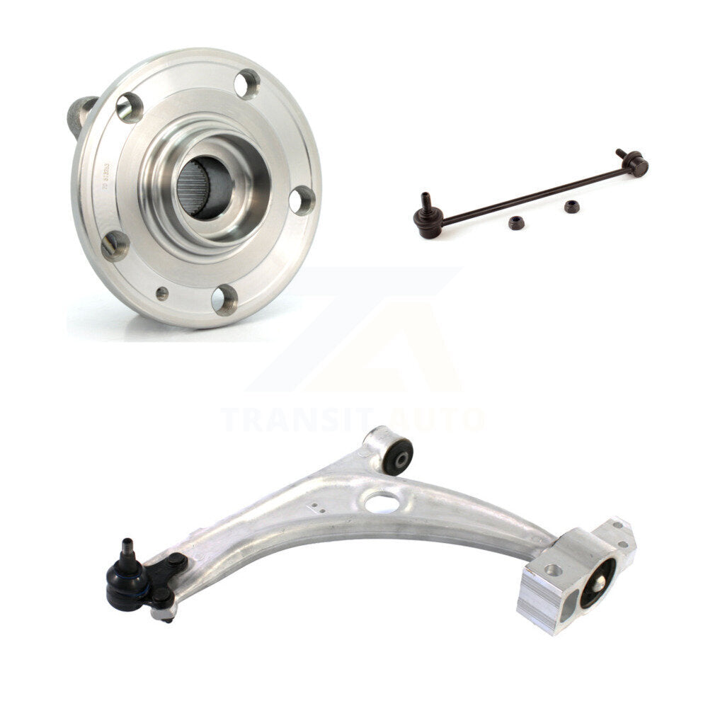 Bearing Lower Control Arm & Link Front Left Kit For Volkswagen Passat CC Tiguan