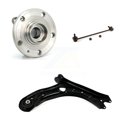 Hub Bearing Lower Control Arm & Link Front Left Kit For Volkswagen Passat Beetle