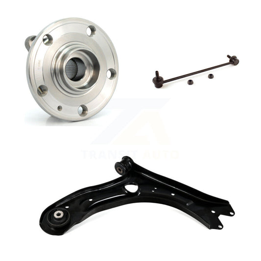 Hub Bearing Lower Control Arm & Link Front Left Kit For Volkswagen Passat Beetle