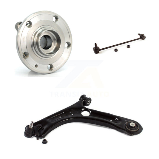 Bearing Lower Control Arm w/ Ball Joint Link Front Left Kit For Volkswagen Jetta