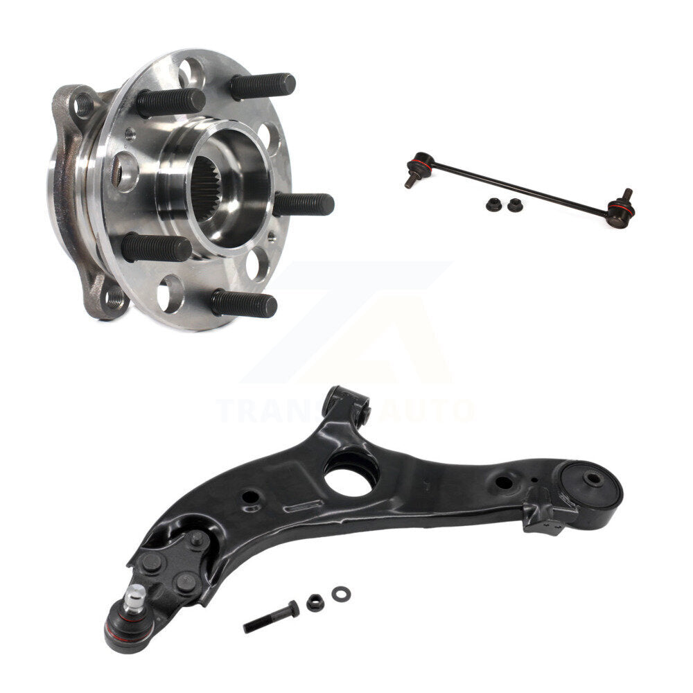 Hub Bearing Lower Control Arm Link Front Left Kit For Hyundai Santa Fe Sport XL