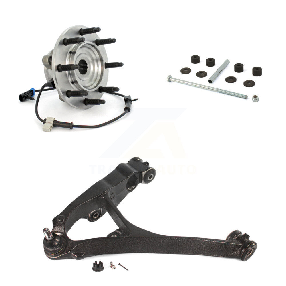 Bearing Lower Control Arm & Link Front Left Kit For Chevrolet Silverado 1500 GMC