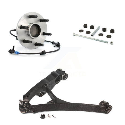 Bearing Lower Control Arm & Link Front Left Kit For Chevrolet GMC Sierra 1500 XL