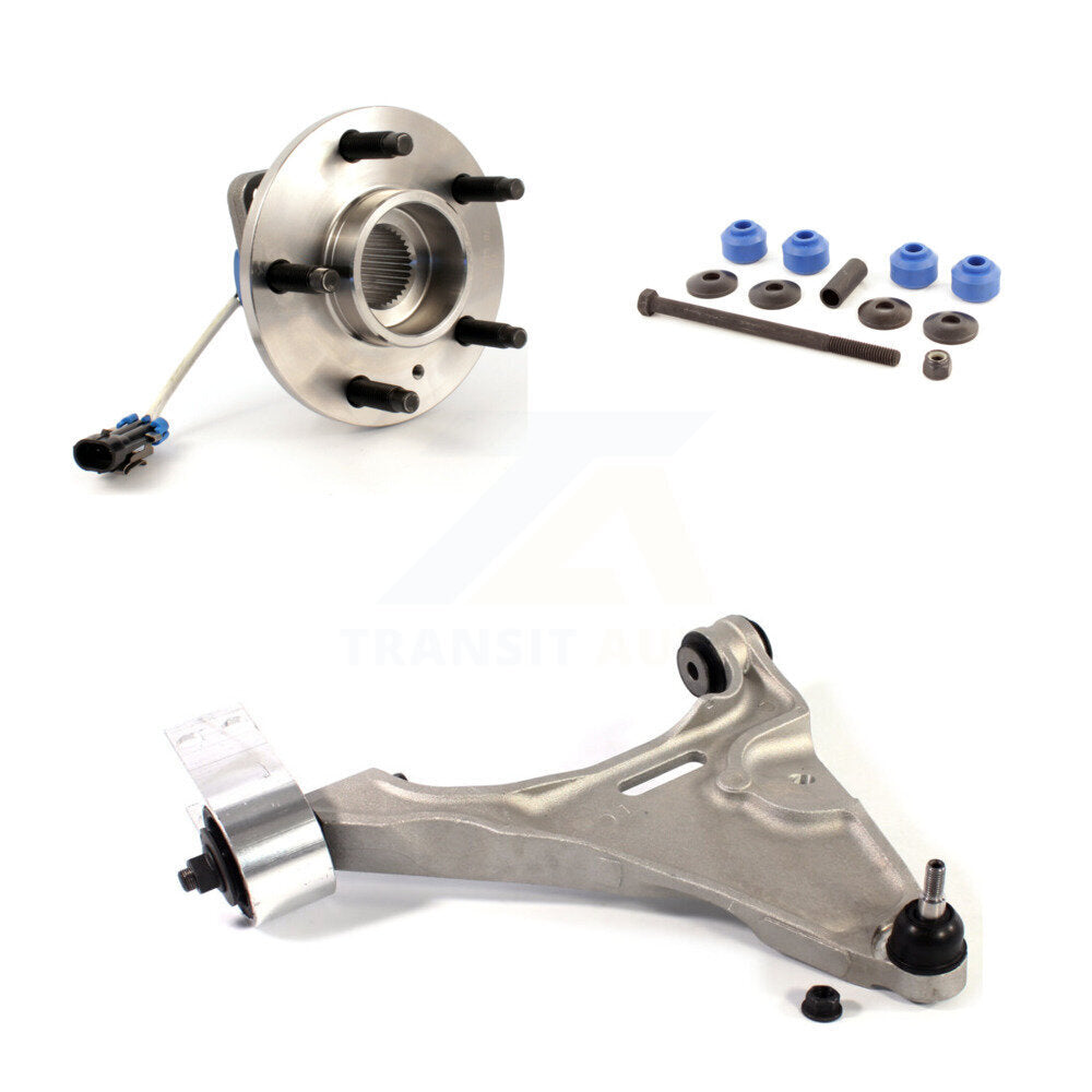 Hub Bearing Lower Control Arm Link Front Left Kit For Buick Lucerne Cadillac DTS