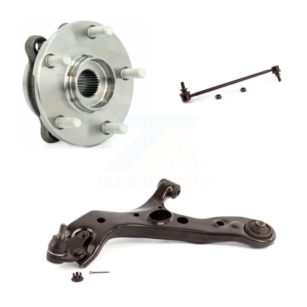 Bearing Lower Control Arm with Ball Joint & Link Front Left Kit For Toyota RAV4