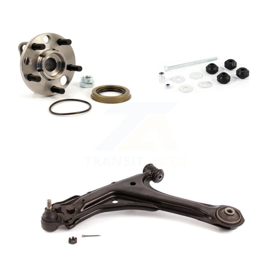Hub Bearing Lower Control Arm Link Front Left Kit For Chevrolet Cavalier Pontiac