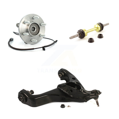 Bearing Lower Control Arm & Link Front Left Kit For Ford Expedition Lincoln 4WD