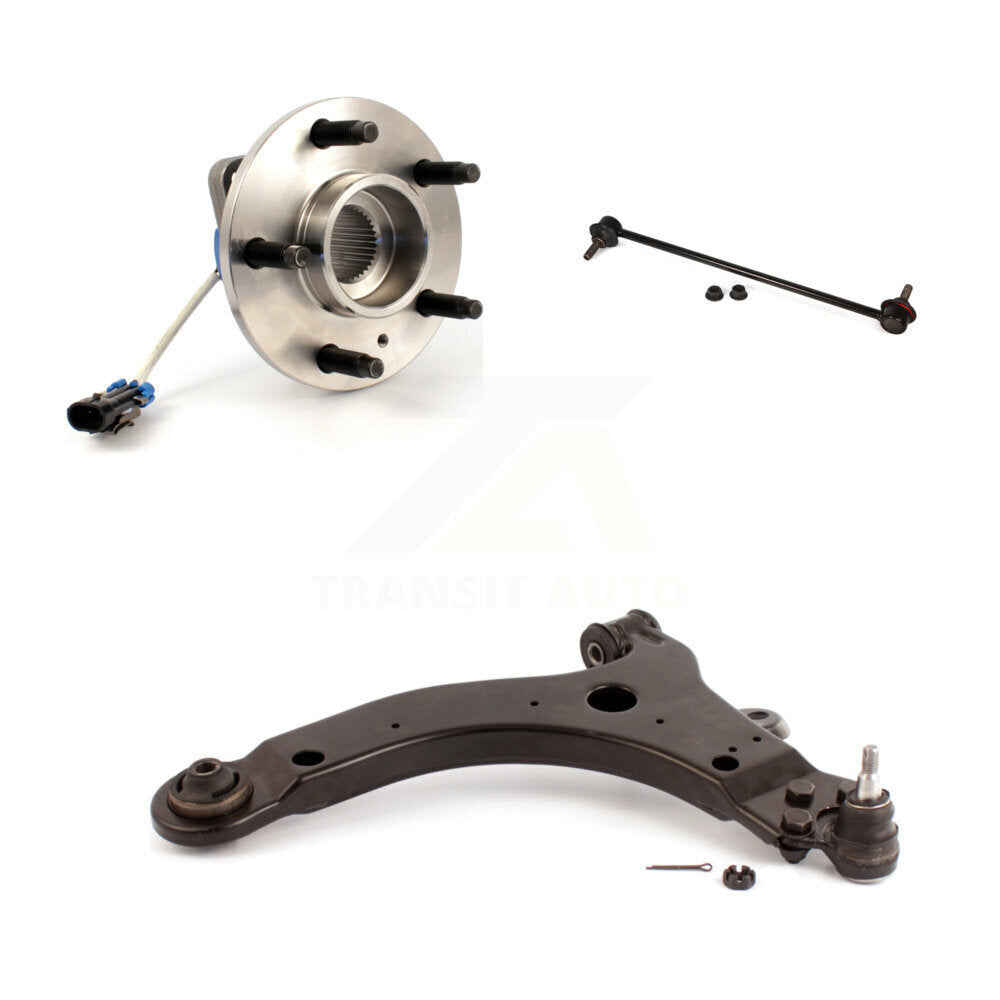 Hub Bearing Lower Control Arm & Link Front Left Kit For Pontiac Grand Prix Buick