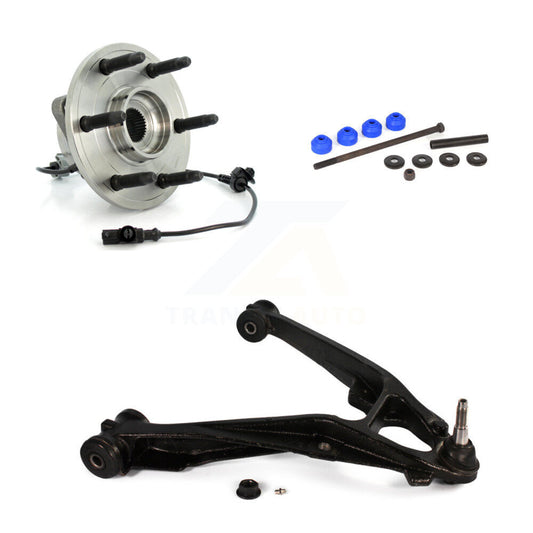 Bearing Lower Control Arm & Link Front Left Kit For Chevrolet GMC Sierra 1500 XL