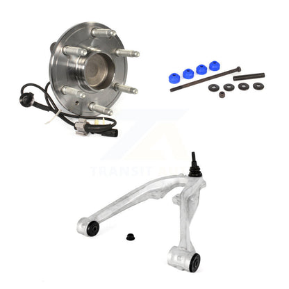 Bearing Lower Control Arm & Link Front Left Kit For GMC Chevrolet Sierra 1500 XL