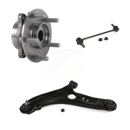 Bearing Lower Control Arm & Link Front Left Kit For 2017 Hyundai Elantra GT Base
