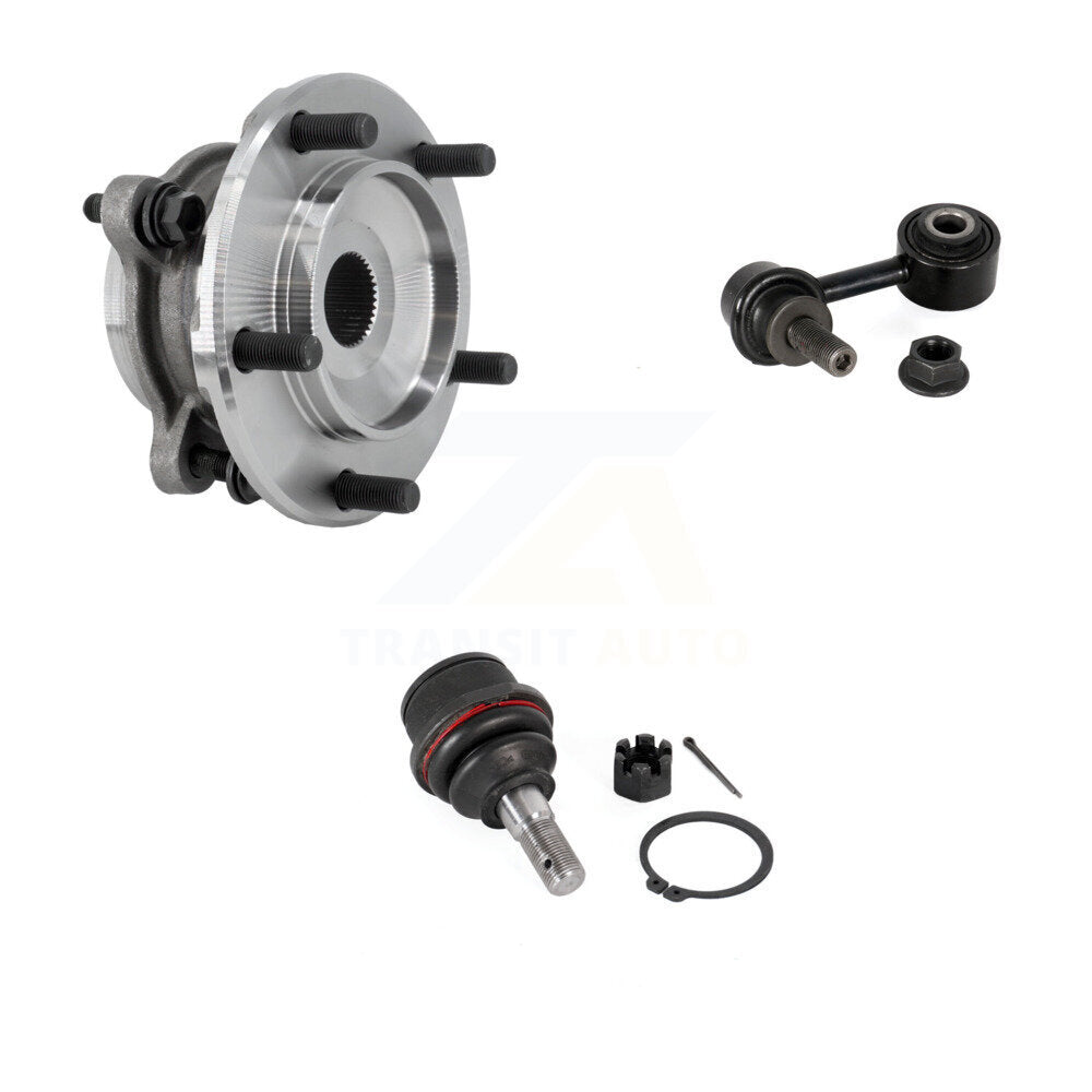Hub Bearing Lower Ball Joint Link Front Right Kit For Toyota Tundra Sequoia 4WD