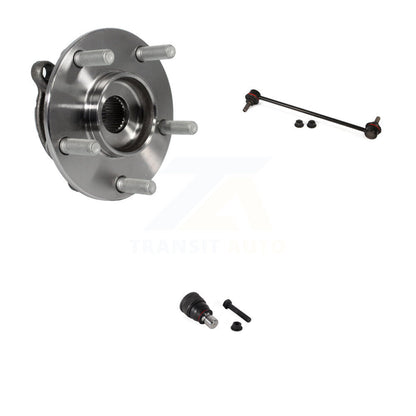 Hub Bearing Lower Ball Joint And Sway Bar Link Front Right Kit For Mazda 3 Sport