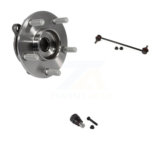 Hub Bearing Lower Ball Joint And Sway Bar Link Front Right Kit For Mazda 3 Sport
