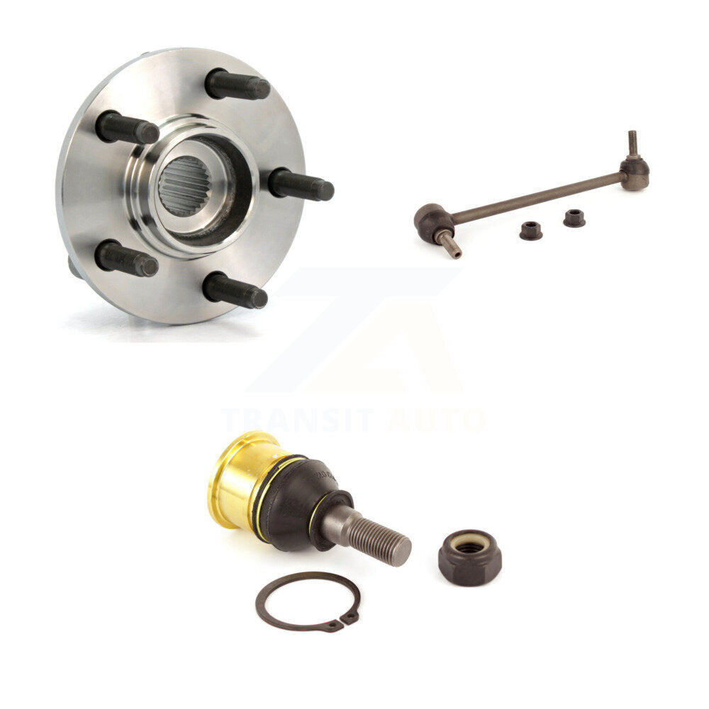 Hub Bearing Lower Ball Joint Link Front Right Kit For Ford Taurus Mercury Sable