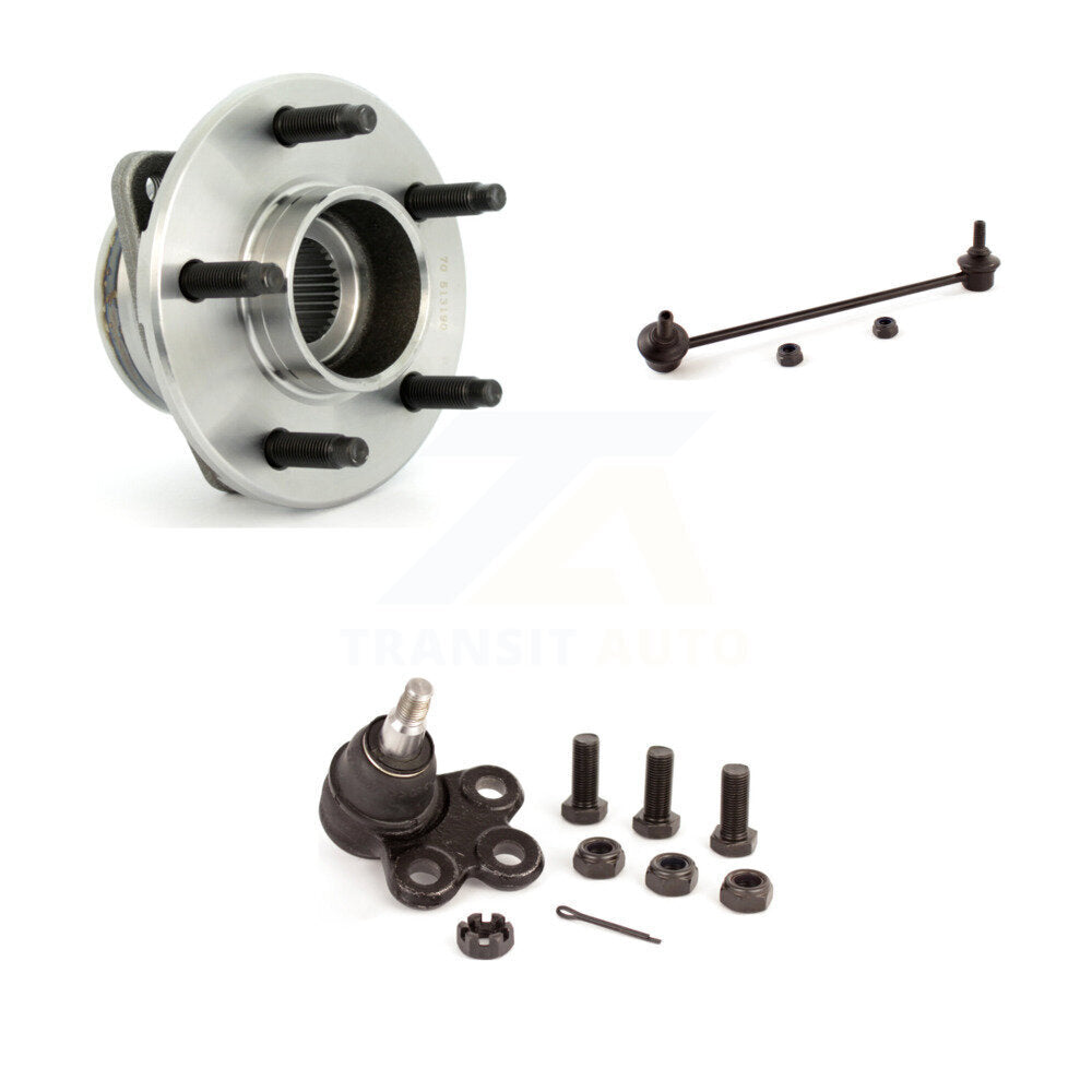 Hub Bearing Lower Ball Joint Link Front Right Kit For Saturn Vue Pontiac Torrent