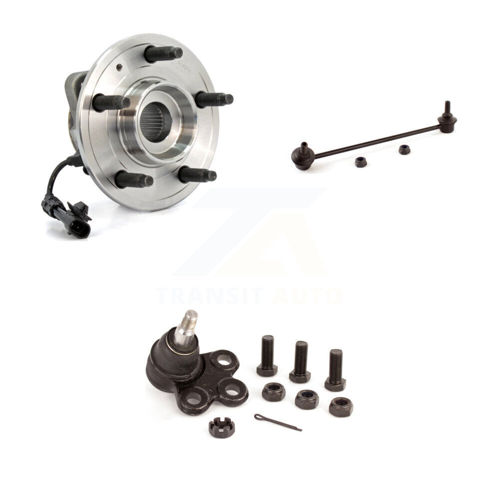 Hub Bearing Lower Ball Joint Link Front Right Kit For Chevrolet Equinox Pontiac