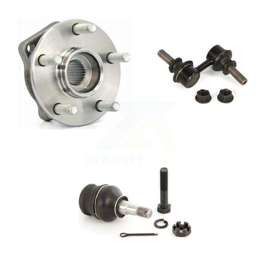 Hub Bearing Lower Ball Joint Sway Bar Link Front Kit For 2010-2014 Subaru Legacy