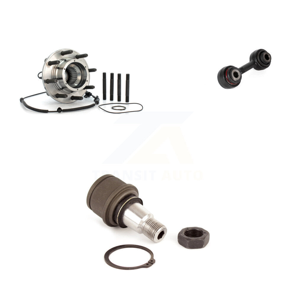 Hub Bearing Lower Ball Joint Link Front Kit For Ford F-350 Super Duty F-250 4WD