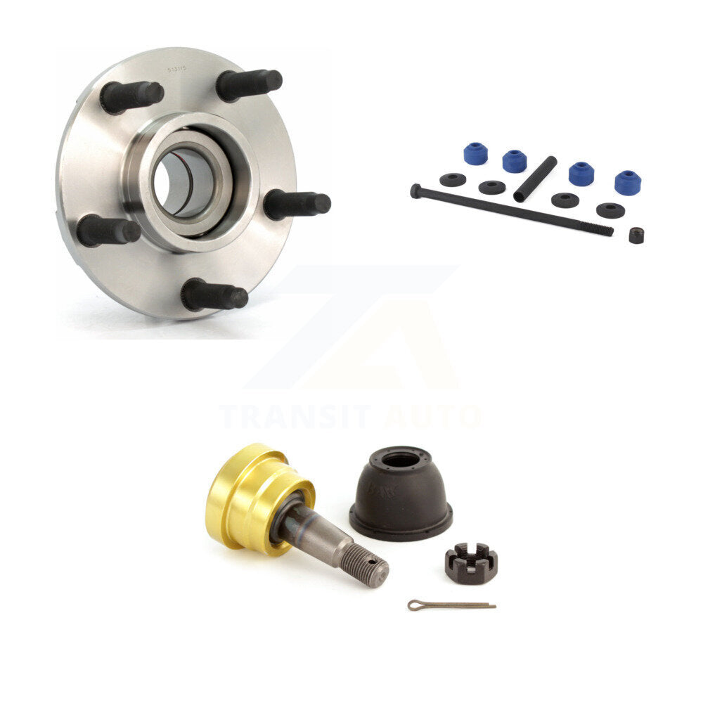 Hub Bearing Lower Ball Joint Sway Bar Link Front Kit For 1994-2004 Ford Mustang