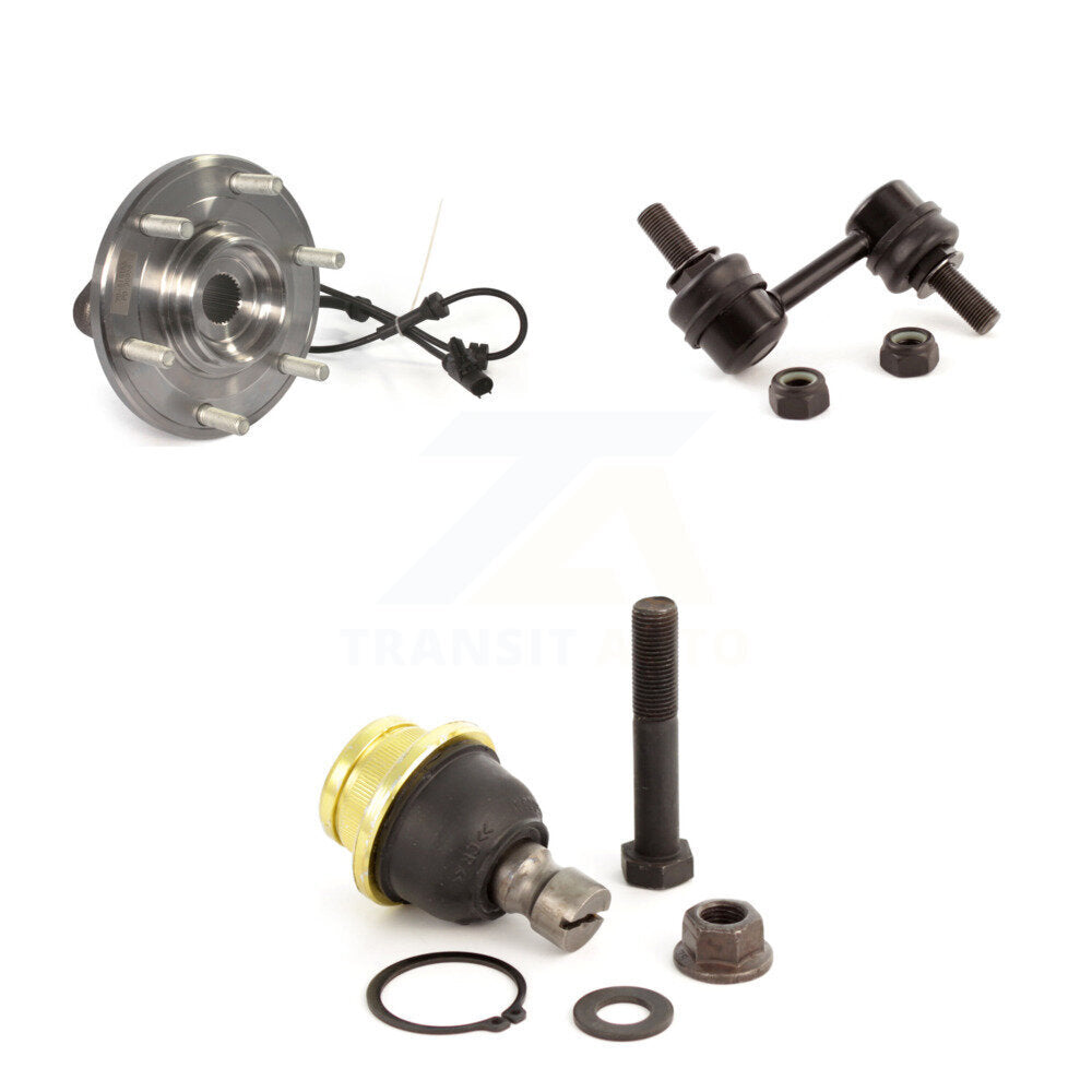 Hub Bearing Lower Ball Joint And Sway Bar Link Front Kit For Nissan TITAN Armada