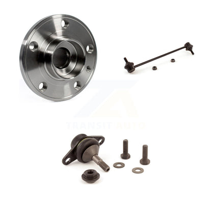 Hub Bearing Lower Ball Joint And Sway Bar Link Front Kit For 2008-2009 Volvo V70