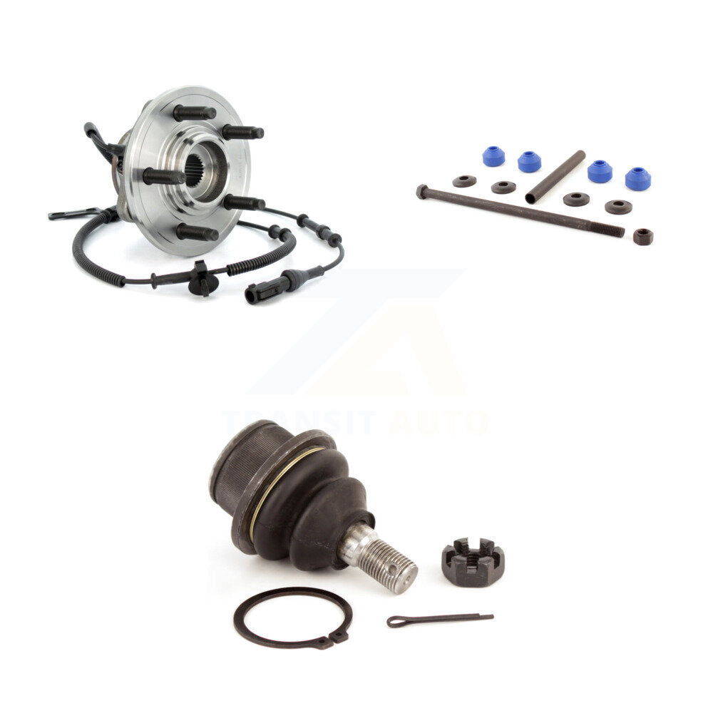 Hub Bearing Lower Ball Joint Link Front Kit For Ford Explorer Sport Trac Mercury