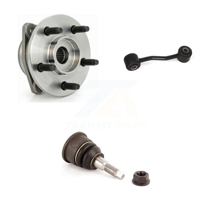 Hub Bearing Lower Ball Joint & Link Front Kit For 2002-2004 Jeep Liberty Non-ABS