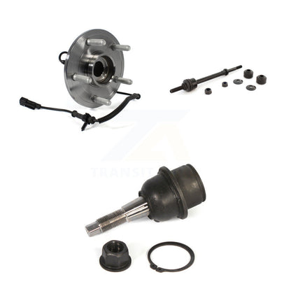Hub Bearing Lower Ball Joint & Sway Bar Link Front Kit For Ram 1500 Classic 4WD