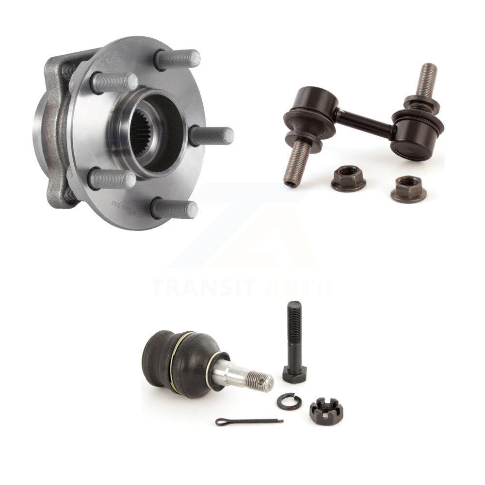 Hub Bearing Lower Ball Joint And Link Front Kit For Subaru Forester XV Crosstrek