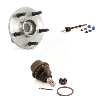 Hub Bearing Lower Ball Joint & Link Front Kit For Dodge Dakota Mitsubishi Raider
