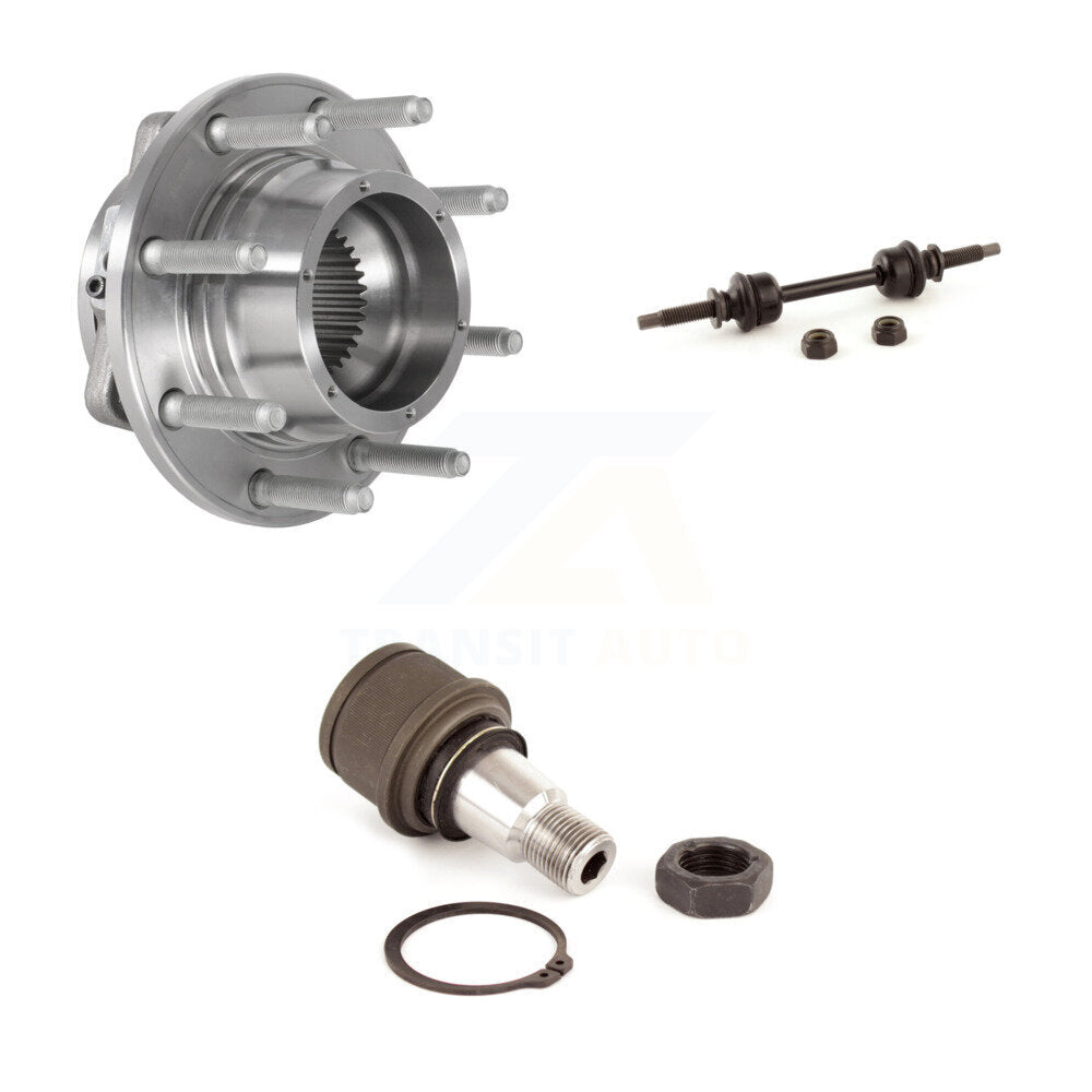 Hub Bearing Lower Ball Joint Link Front Kit For Ford F-350 Super Duty F-250 4WD