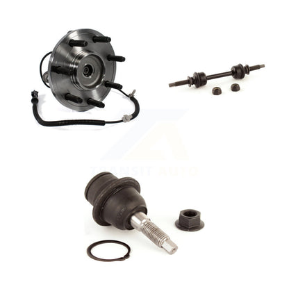Hub Bearing Lower Ball Joint & Sway Bar Stabilizer Link Front Kit For Ford F-150