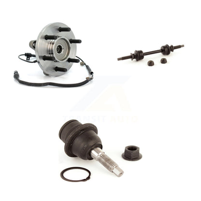 Hub Bearing Lower Ball Joint & Sway Bar Stabilizer Link Front Kit For Ford F-150