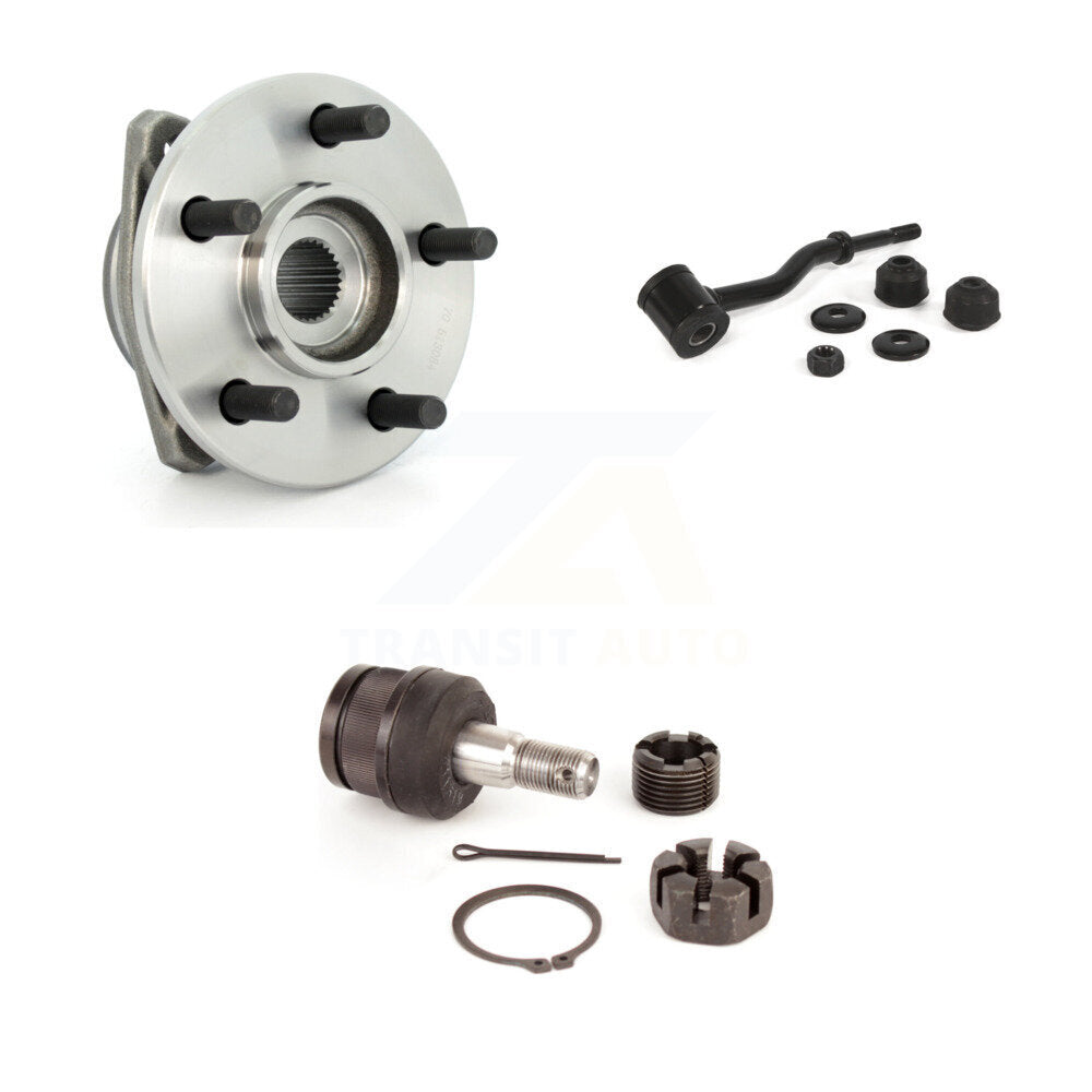 Hub Bearing Lower Ball Joint And Link Front Kit For Jeep Cherokee Grand Comanche