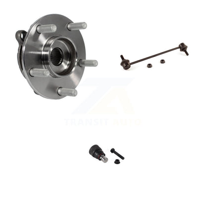 Hub Bearing Lower Ball Joint & Sway Bar Link Front Kit For 2016-2021 Mazda CX-3