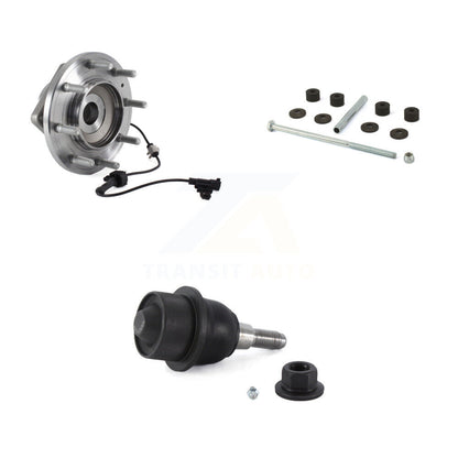 Hub Bearing Lower Ball Joint Link Front Kit For GMC Sierra 3500 HD Chevrolet 4WD