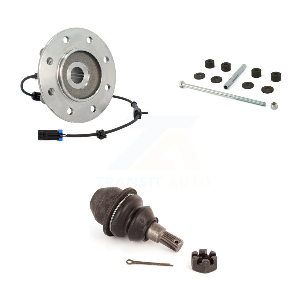 Hub Bearing Lower Ball Joint & Link Front Kit For 1996-2000 K3500 Chevrolet GMC