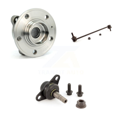 Hub Bearing Lower Ball Joint & Sway Bar Stabilizer Link Front Kit For Volvo XC90
