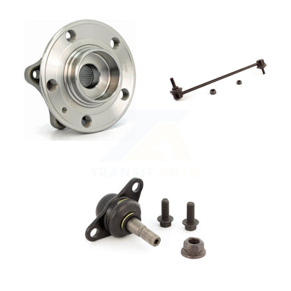 Hub Bearing Lower Ball Joint & Sway Bar Stabilizer Link Front Kit For Volvo S60