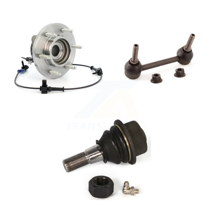 Hub Bearing Lower Ball Joint And Sway Bar Link Front Kit For 2006-2008 Hummer H3