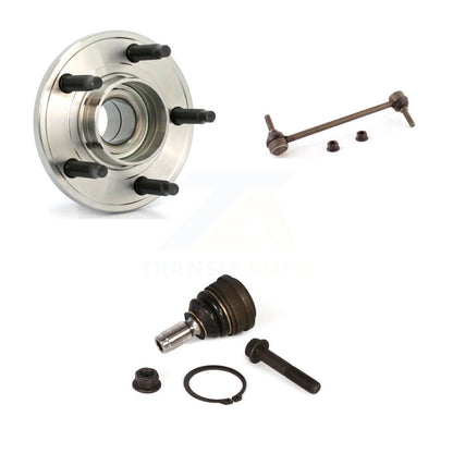 Hub Bearing Lower Ball Joint Sway Bar Stabilizer Link Front Kit For Ford Mustang