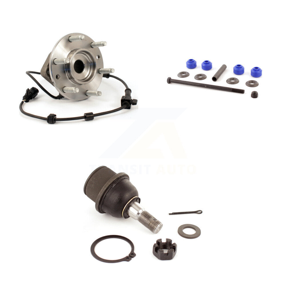 Bearing Lower Ball Joint Link Front Kit For Chevrolet Trailblazer GMC Envoy Saab