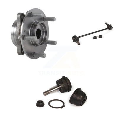 Hub Bearing Lower Ball Joint Sway Bar Link Front Kit For 2017 Hyundai Elantra GT