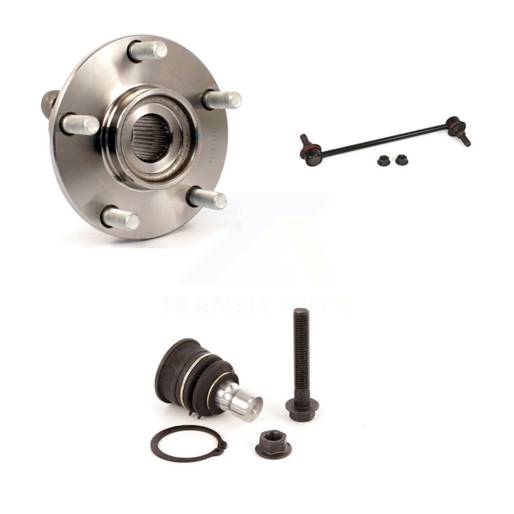 Hub Bearing Lower Ball Joint And Link Front Kit For 2007-2012 Nissan Sentra 2.5L