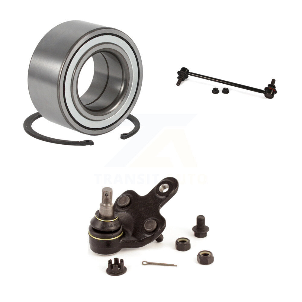 Wheel Bearing Lower Ball Joint Link Front Right Kit For 2011-2020 Toyota Sienna