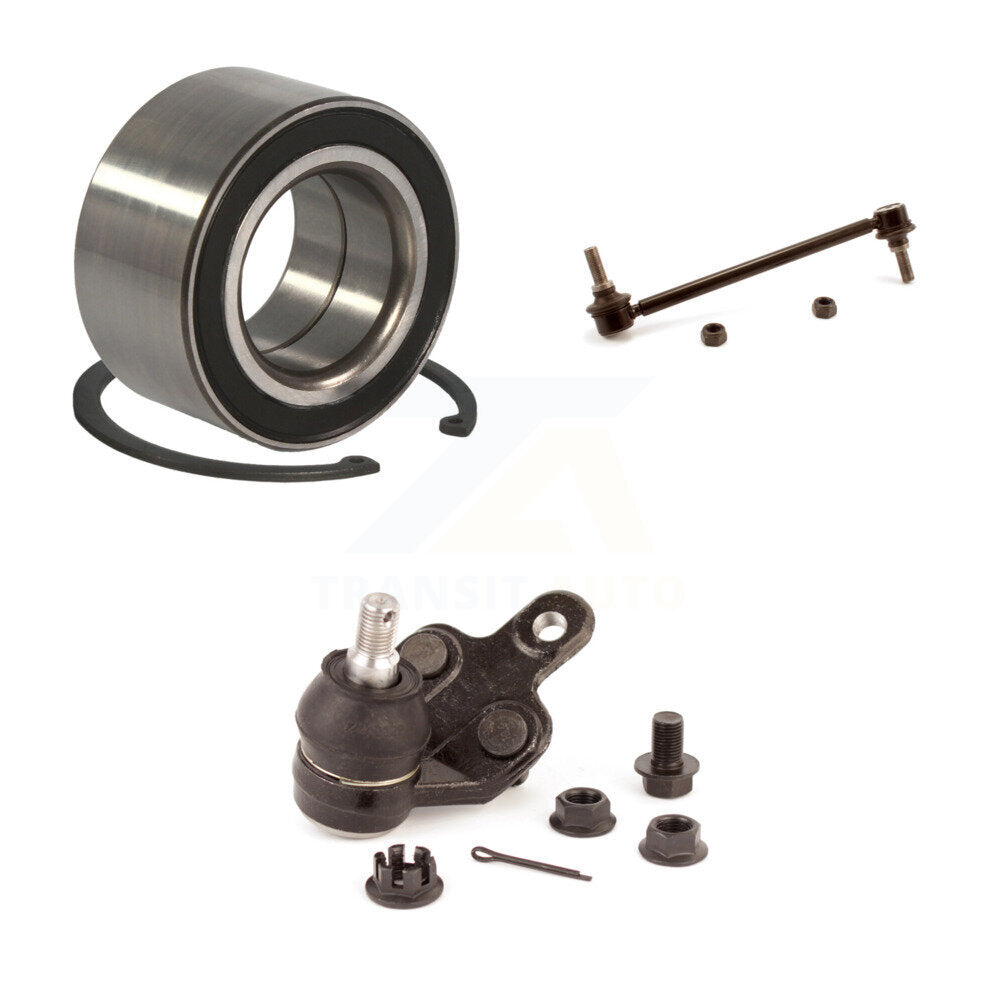 Wheel Bearing Lower Ball Joint Link Front Right Kit For 2004-2010 Toyota Sienna
