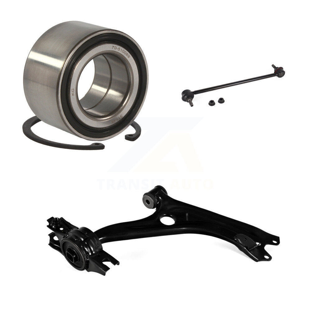 Bearing Lower Control Arm with Ball Joint & Link Front Right Kit For Honda Civic