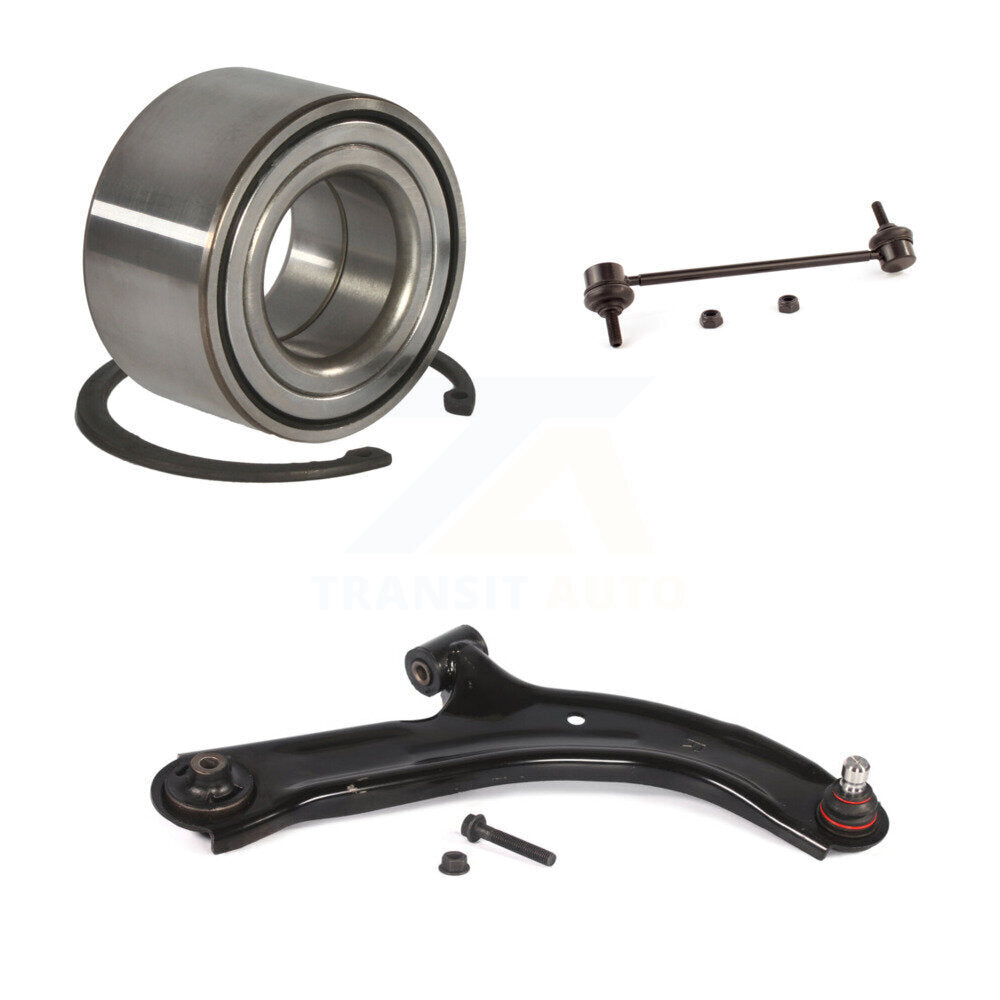 Wheel Bearing Lower Control Arm Link Front Right Kit For 2010-2011 Nissan Versa