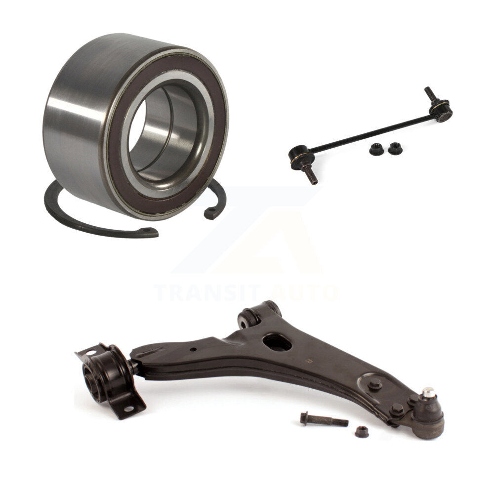Bearing Lower Control Arm with Ball Joint & Link Front Right Kit For Ford Focus